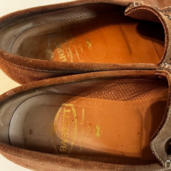 BARRETT Made In Italy Brown 
Suede Horsebit Loafers Sz 9 1/2 Men main image 7